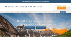 Desktop Screenshot of dsfinancial.com